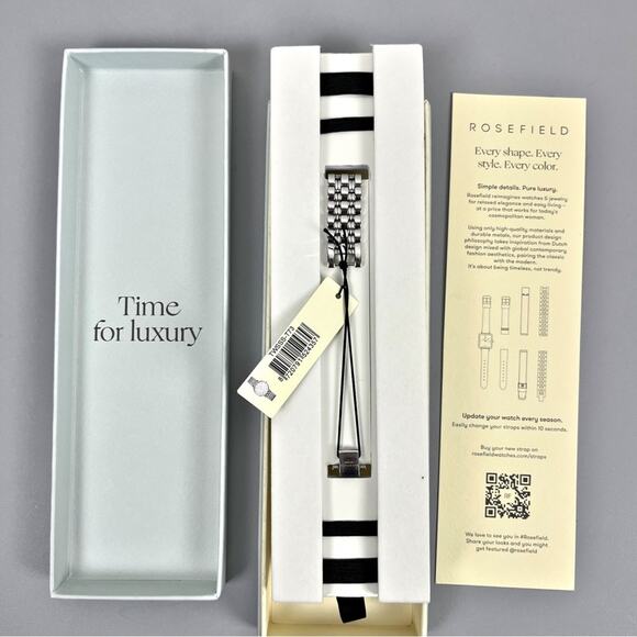 New Rosefield Tribeca Silver Watch - Picture 4 of 7